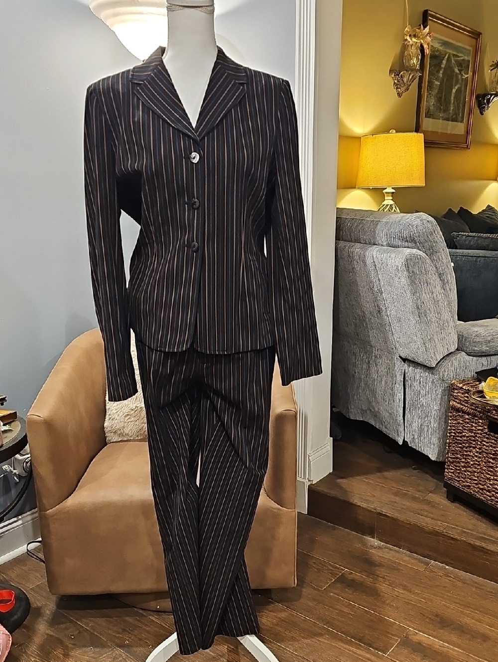 Amanda Smith Vintage Pant Suit Jacket 12 Pants 10